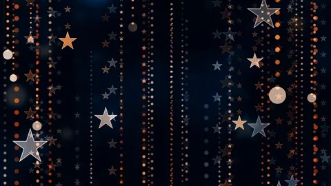 Raining Star Particles Stock Footage 91054380