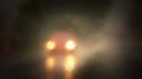 Raining street Stock Footage 33294855