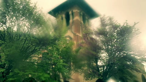 Raining view from the car 動画素材 157283736