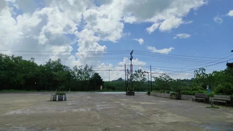 Raining views on the street Stock Footage 268106611