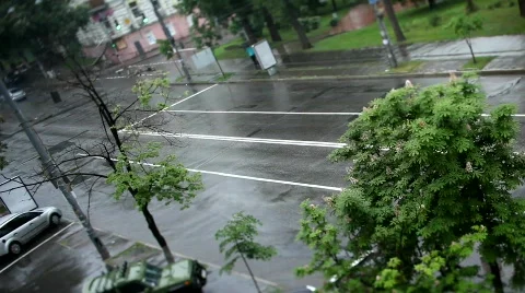 Raining weather Stock Footage 719000