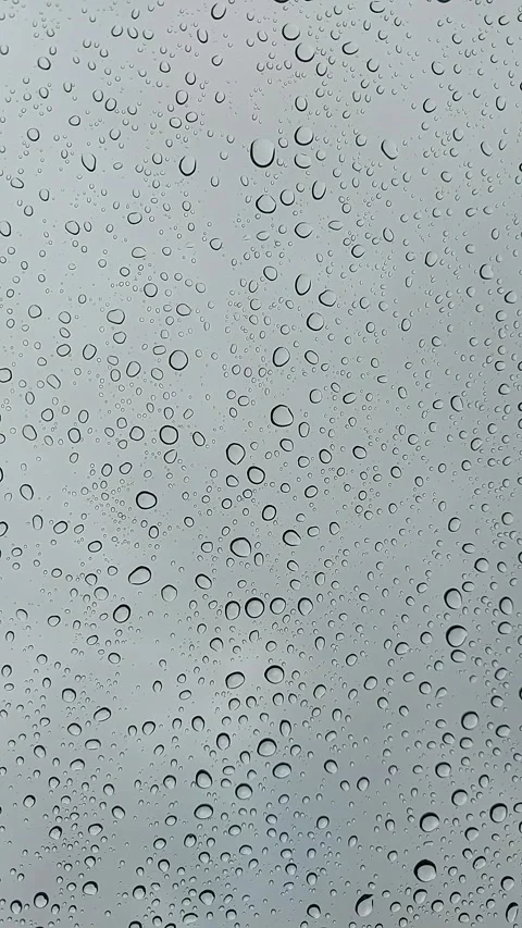 Raining weather raindrops on glass Stock Footage 167481020
