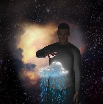Rainmaker Man with power over rain Copyright: xZoonar.com/BrucexRolffx 178... Stock Photos