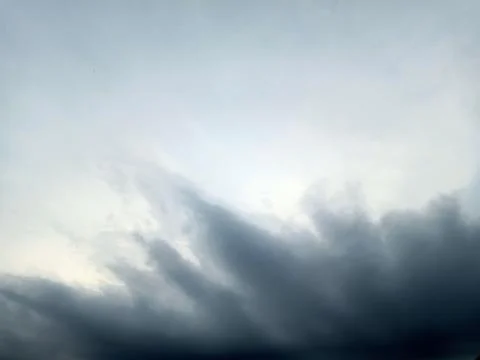 Rainny black cloud in the sky Stock Photos