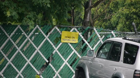 RainParkingLot2 Video stock 6530626