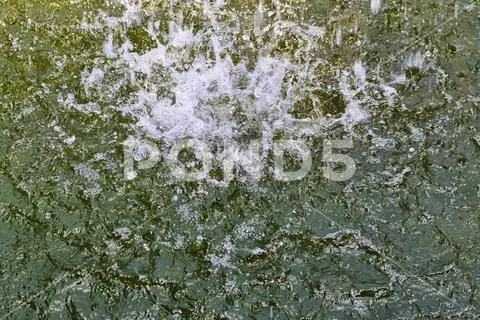 Rainstorm, heavy rain, rain, weather, raindrop, top view Stock Photos