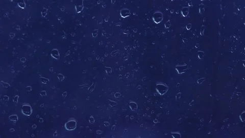Rainwater drops Falling Down On the car glass Stockbeeldmateriaal 251863212