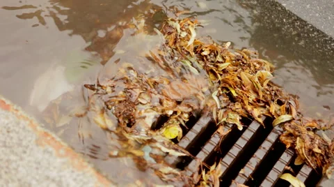 Rainwater flooding Stock Footage 41450573