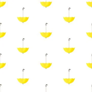 Rainwater Umbrella. Seamless pattern. Stock Illustration