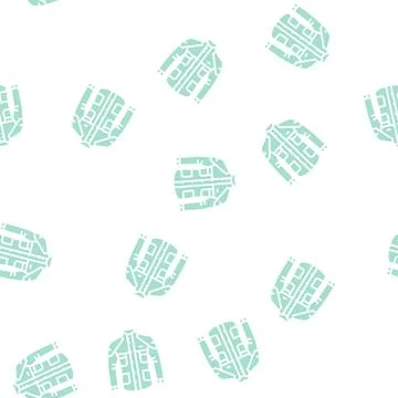 Rainwear motorcycle glyph seamless pattern イラスト素材