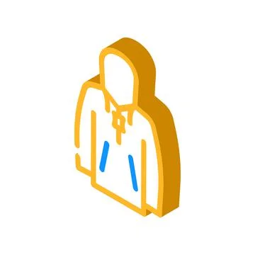 Rainwear motorcycle isometric icon vector illustration Stock Illustration
