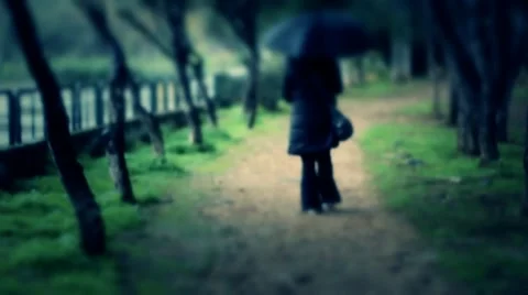 Rainwoman Stock Footage 18184155