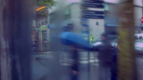 Rainy bus ride Stock Footage 50491954