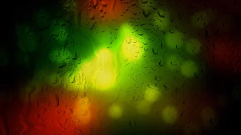 Rainy Christmas 4K Background Stock Footage 69921671