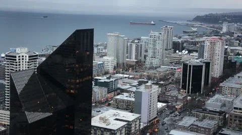 Rainy City Stock Footage 10882084