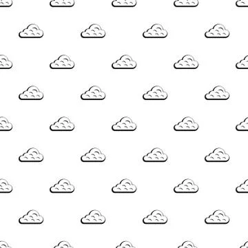 Rainy cloud pattern Stockillustratie