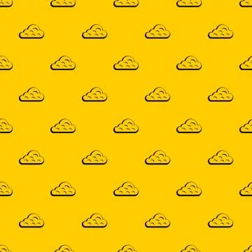 Rainy cloud pattern vector 스톡 일러스트