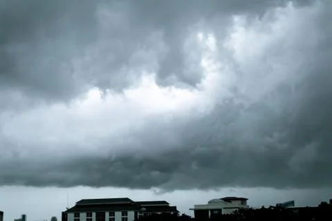 Rainy cloud Foto stock