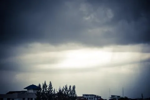 Rainy cloud Stock Photos