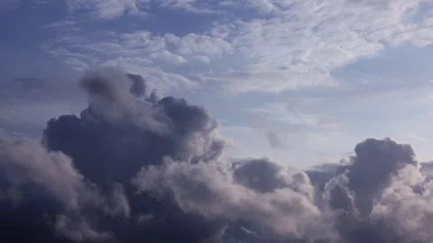 Rainy cloud timelapse, 4K resolution video Stock Footage 292607060