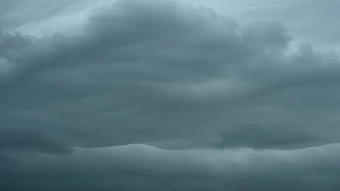 The rainy clouds motion in the sky. time lapse Stock Footage 136128783