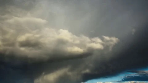 Rainy clouds sailing 库存影片 76688894