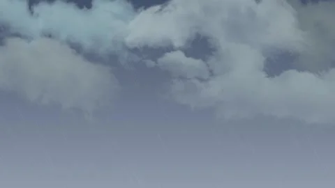Rainy Clouds Sky Stock Footage 311092199