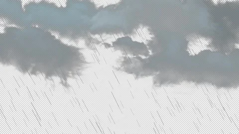 Rainy Clouds Sky Stock Footage 311092664