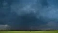 Rainy clouds in sky before thunderstorm time-lapse. Beautiful stormy landscape HD Footage