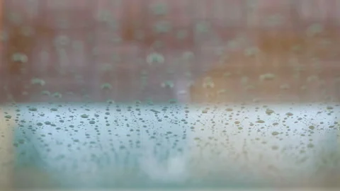 Rainy day in 4k slow motion 60fps Vidéo 155358319