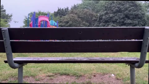 Rainy Day Bench 動画素材 246899959