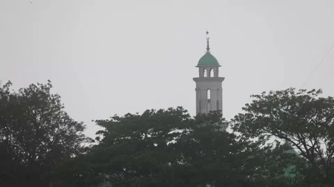 A rainy day in Chittagong. Stock Footage 237075701