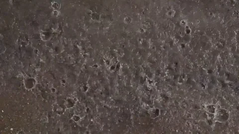 Rainy Day Concept. Rain Falling into the Ground. Slow Motion Shot. Static and 库存影片 117183078