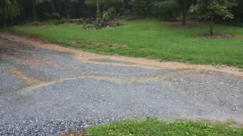 Rainy day in the country Stock Footage 44444554