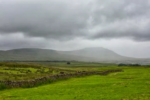 A rainy day in the Dales Stock Photos