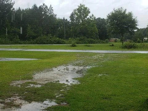Rainy Day In Florida Stock Photos