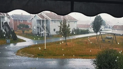 Rainy day Video stock 104323376