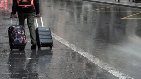 Rainy Day Stock Footage 123240160