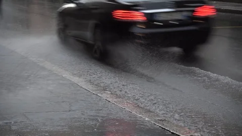 Rainy Day Stock Footage 123240572
