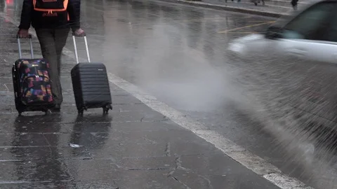 Rainy Day Stock Footage 123240623