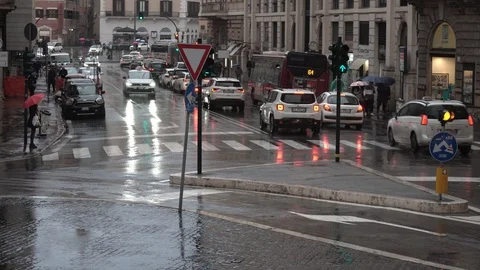 Rainy Day Stock Footage 123240867