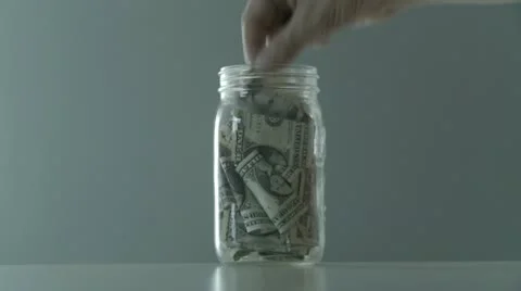 Rainy Day Fund Stock Footage 22792468