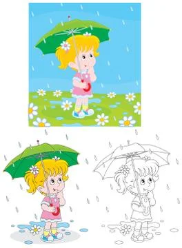 Rainy day Stock Illustration