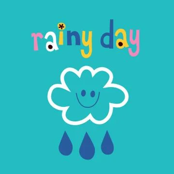 Rainy day Stock Illustration