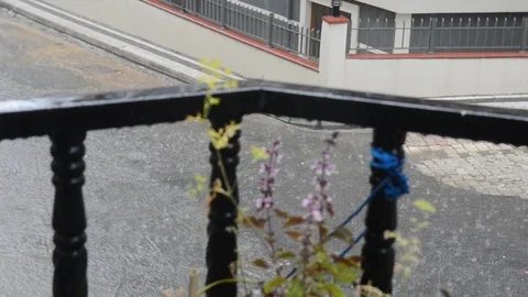 Rainy day in Istanbul (Video) Stock Footage 101438249