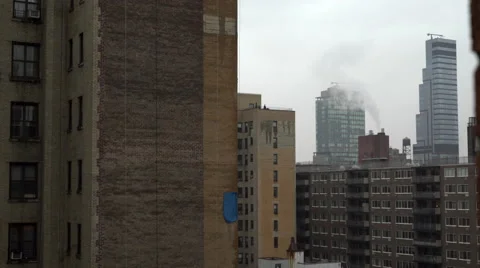 Rainy Day Manhattan Stock Footage 46044068
