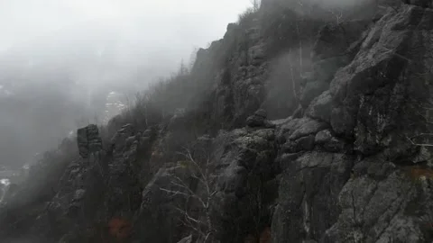 Rainy day mountains Game of thrones Stock Footage 259963682