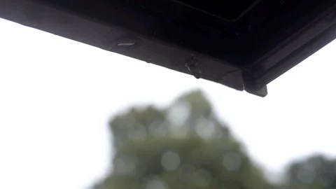 Rainy day from my window 動画素材 123863129