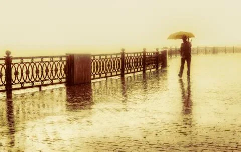 Rainy day. Stock Photos