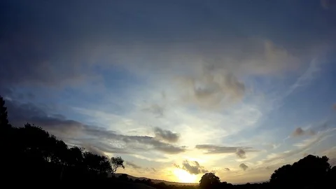 Rainy Day Sunset II 库存影片 108355257
